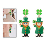 Maxbell 2x ST. Patrick's Day Earrings Charms Jewelry for Daily Wear Holiday Carnival