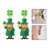 Maxbell 2x ST. Patrick's Day Earrings Charms Jewelry for Daily Wear Holiday Carnival