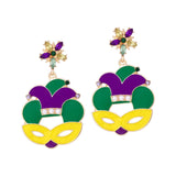 Maxbell ST Patrick's Day Earrings Trendy Drop Earrings for Women Daily Wear Festival