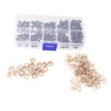 Maxbell 100 Pieces Safety Eyes Black Plastic 6-12mm