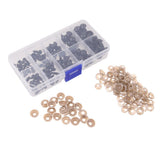 Maxbell 100 Pieces Safety Eyes Black Plastic 6-12mm