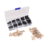 Maxbell 100 Pieces Safety Eyes Black Plastic 6-12mm