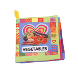 Maxbell Colorful Baby Kids Cloth Cognize Book- Vegetables