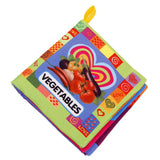 Maxbell Colorful Baby Kids Cloth Cognize Book- Vegetables