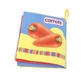 Maxbell Colorful Baby Kids Cloth Cognize Book- Vegetables