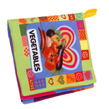 Maxbell Colorful Baby Kids Cloth Cognize Book- Vegetables