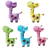 Maxbell Cute Giraffe Soft Plush Toy Kids Stuffed Animal Gift - Fuchsia