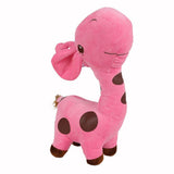 Maxbell Cute Giraffe Soft Plush Toy Kids Stuffed Animal Gift - Fuchsia