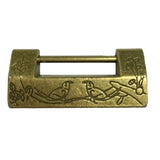 Maxbell Retro Chinese old style Carved bird padlock lock/key