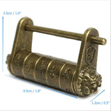 Maxbell Chinese Old Style Carved Word Password Padlock Locks