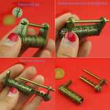 Maxbell Chinese Old Style Carved Word Password Padlock Locks