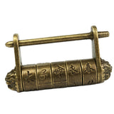 Maxbell Chinese Old Style Carved Word Password Padlock Locks