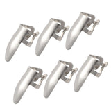 Maxbell 6pcs Stainless Steel Plectrums Finger Picks for Guitar Banjo Ukulele