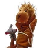 Maxbell Set of 2pcs Finger Puppets - The Lion and The Mouse