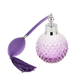 Maxbell New Vintage Crystal Perfume Bottle Purple Spray Atomizer Refillable Glass