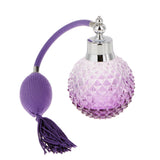 Maxbell New Vintage Crystal Perfume Bottle Purple Spray Atomizer Refillable Glass