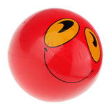 Maxbell 9" Inflatable Smile  Beach Pool Ball Kids Toy-Red