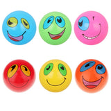 Maxbell 9" Inflatable Smile  Beach Pool Ball Kids Toy-Red