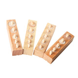 Maxbell Set Of Knobbed Cylinder Blocks Kids Childrens Educational Toy