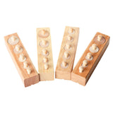 Maxbell Set Of Knobbed Cylinder Blocks Kids Childrens Educational Toy