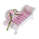 Exquisite Resin Mini Love Seat Sofa Table Ornament Creative Gift Pink