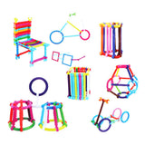 Max Maxb 270pcs Puzzle Sticks Drawing Board Kids Play Learn Puzzle Toy Set Gift