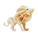 Maxbell 3D Wooden Puzzles Moving Model Kit DIY Little Lion Puzzles Toys Gifts