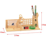 Maxbell Moving Model Kit 3D Wooden DIY Tennis Pen Container Puzzles Kids Toys Gifts