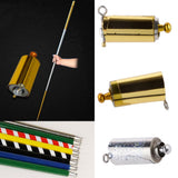 Maxbell Visual Stunning Magic Trick Appearing Cane for Illusion Stage - Golden 150cm