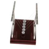 Maxbell 9x7x8.5cm Newton Cradle Executive Balance Ball Pendulum Toys T Shape-S