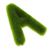 Artificial Moss Letter for Potted Plant Ornament Home Garden Wedding Decor#A