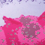 Maxbell 5D DIY Rhinestone Painting Rose Embroider Cross Stitch Craft Home Decor Charms Ornament Gift Purple