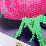 Maxbell 5D DIY Rhinestone Painting Rose Embroider Cross Stitch Craft Home Decor Charms Ornament Gift Purple