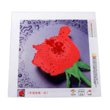 Maxbell 5D DIY Diamond Painting Rose Embroider Cross Stitch Craft Home Decor Charms Ornament Gift Red