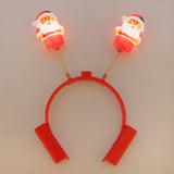 Maxbell Lovely Santa Claus Headband Head Hoop Hair Hat  w/ Light Children Girls Fancy Costume Party Favors