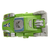 Maxbell Cool Plastic Transformation Toy Electric Race Car-Dinosaur with Sound and LED Light-Green