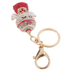 Maxbell Fashion Rhinestone Crystal Red Angel Charm Purse Bag Key Ring Keychain Keyfob