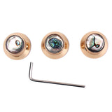 Maxbell 3Pcs Golden Volume Tone Speed Control Knobs for Electric Guitar/Bass #2