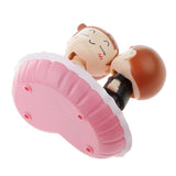 Maxbell Cute Plastic Solar Power Kiss Doll Car Interior Ornament Home Decor Auto Accessories