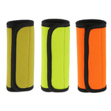 Maxbell Luggage Suitcase Handle Neoprene Wrap Travel Bag Safety Identifier Comfort Wrap Unisex Travel Accs Gift Fluorescent Yellow