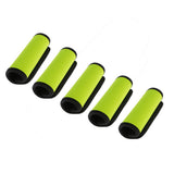 Maxbell Luggage Suitcase Handle Neoprene Wrap Travel Bag Safety Identifier Comfort Wrap Unisex Travel Accs Gift Fluorescent Yellow Pack of 5