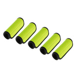Maxbell Luggage Suitcase Handle Neoprene Wrap Travel Bag Safety Identifier Comfort Wrap Unisex Travel Accs Gift Fluorescent Yellow Pack of 5