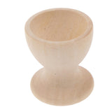 Maxbell 5Pcs Wooden Easter Egg Ball Stands Tray Holders Kids Pretend Play Home Decoration