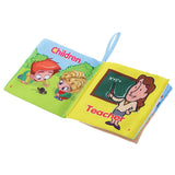 Maxbell Baby Person Theme Cloth Cognize Book Kid Children Intelligence Development Toys