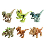 Maxbell 6 Set Dinosaurs of Jurassic Period Kid Baby Building Blocks Mini Dinosaur Toys