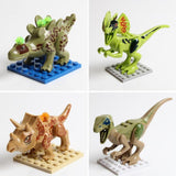 Maxbell 6 Set Dinosaurs of Jurassic Period Kid Baby Building Blocks Mini Dinosaur Toys