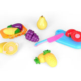 Maxbell Kids Children Toy Fruit & Veg Vegetable Plastic Role Pretend Kitchen Cutting Food