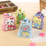 Maxbell Cute Creative Cartoon Tin Piggy Bank Storage Saving Cash Money Coin Box Tin Jewelry Coin Money Saving Pot