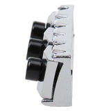 Maxbell 2x Silver Metal Locking Nut String Lock for Floyd Rose Style Electric Guitar Parts and Accessories