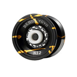 Maxbell New Professional YoYo Ball Bearing String Trick Alloy Kids Toys Black Outdoor Games